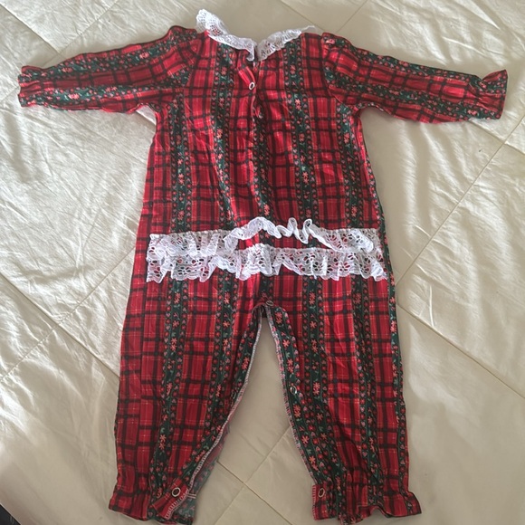 Vintage Christmas pajama 24 months - Picture 2 of 4